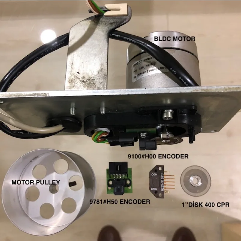 Over Feeder BLDC motor ve parçaları